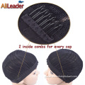 Wig Caps Black Box Braided Cornrow Wig Caps With Combs Factory